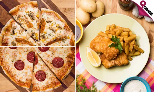 Homemade Fish & Chips and Pizza at The Chippy!